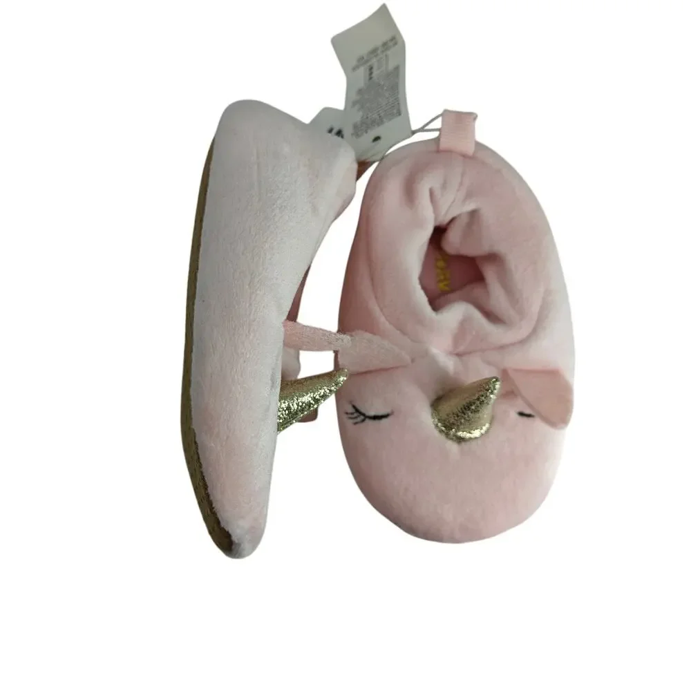 Old Navy Unisex Pale Pink Fleece Bootie Baby 12-18 Months
